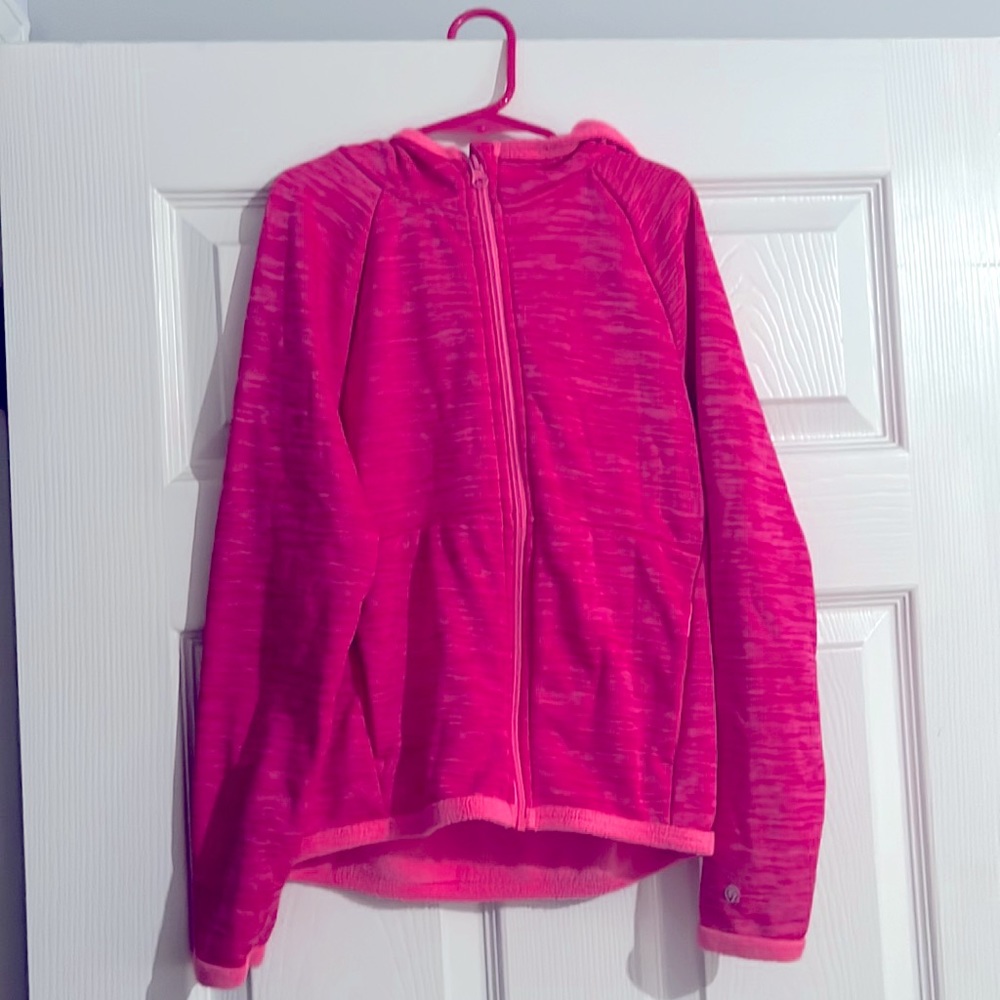 Pink champion hoodie girls size M